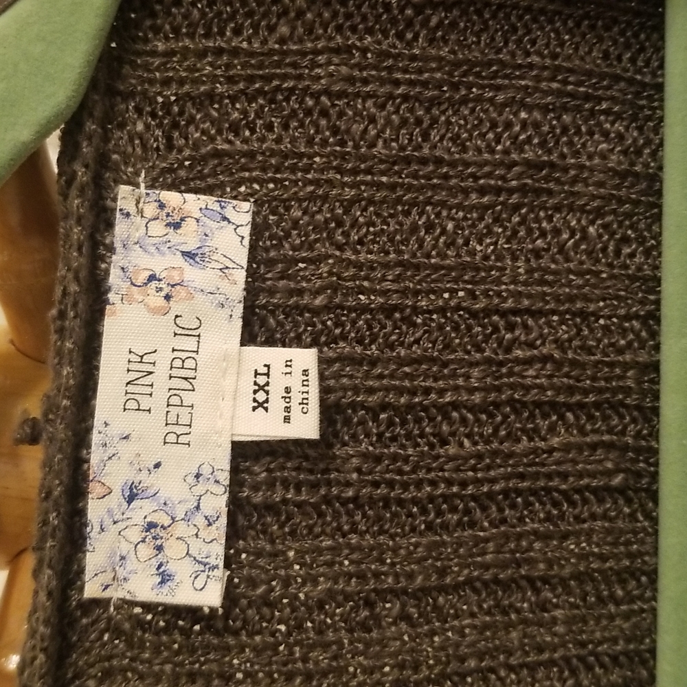 Pink Republic Olive Cardigan with Hoodie - Picture 2 of 9